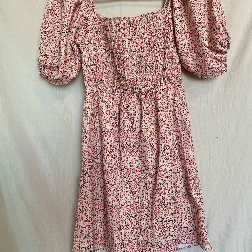 Floral Puff Sleeve Dress